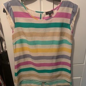Colorful striped top- The Limited